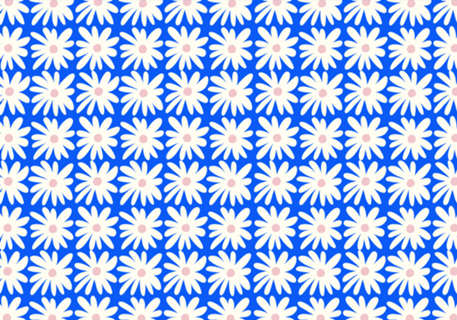 Daisies in Blue
