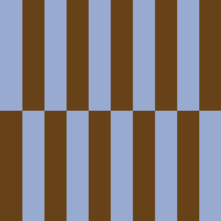 Duo II - Brown and Blue