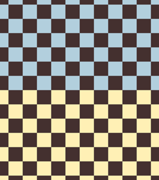 Quadriculado Fun - Butter and Blue