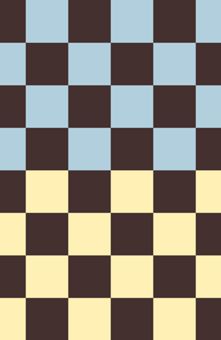 Quadriculado Fun - Butter and Blue