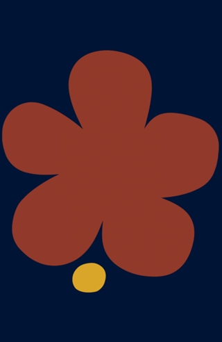 Flor - azul