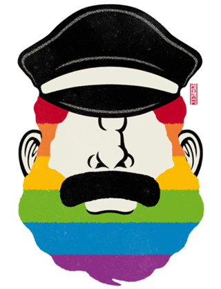 Barba Pride Urso Orgulho Gay