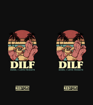 DILF Dude I Love Fridays 80s Sunset Pes Masculinos