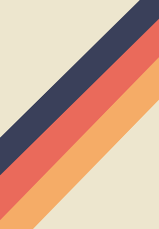 70s Vintage Style Retro Stripes