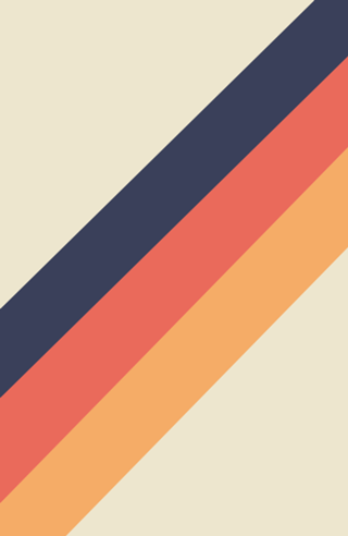 70s Vintage Style Retro Stripes