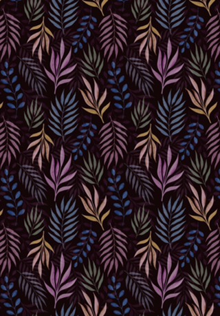 Watercolor Leaves Pattern II