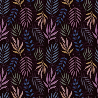 Watercolor Leaves Pattern II