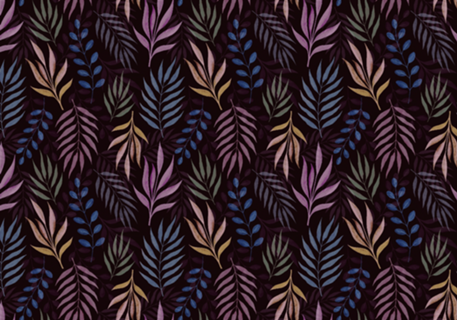 Watercolor Leaves Pattern II