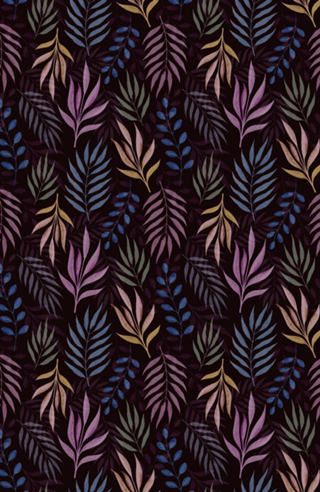 Watercolor Leaves Pattern II