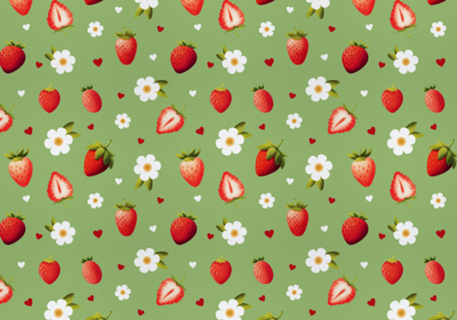 Strawberry Floral