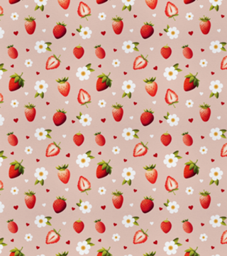 Strawberry Floral III