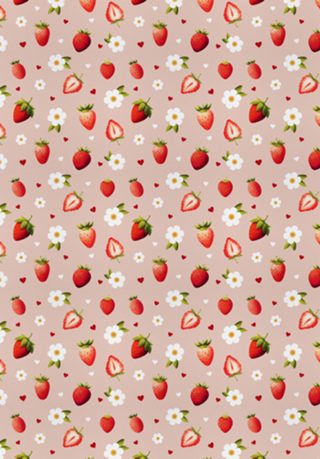 Strawberry Floral III