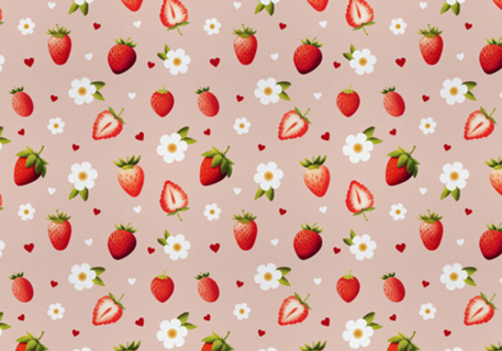 Strawberry Floral III