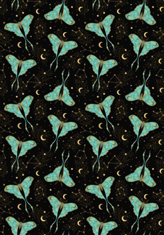 Luna Moth pattern