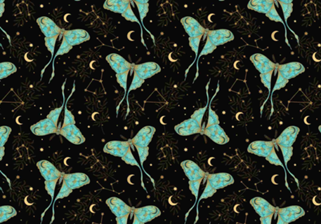 Luna Moth pattern