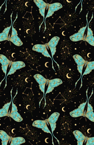 Luna Moth pattern