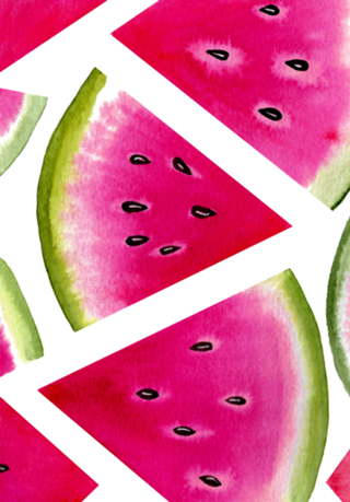 Watercolor Watermelon Max