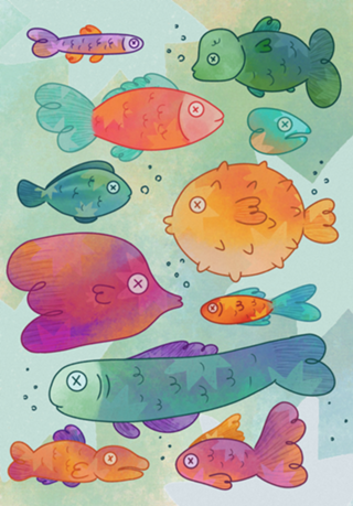 Dead fish