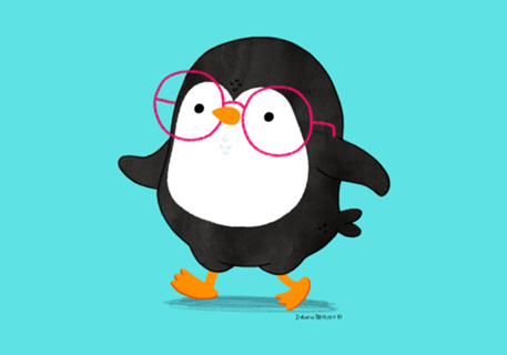 Pinguim de óculos