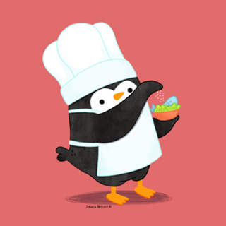Pinguim Chef de Cozinha