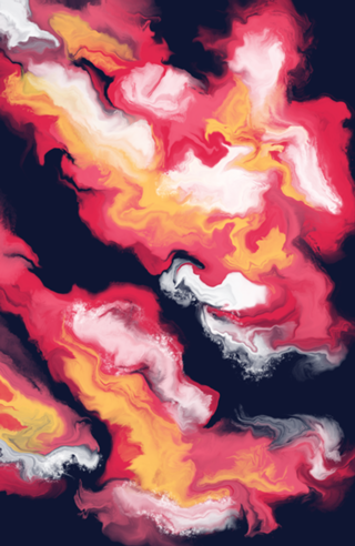 Acrylic Pour Pattern