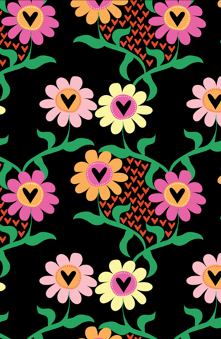 Flores Corações