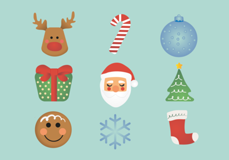 Figurinhas de Natal