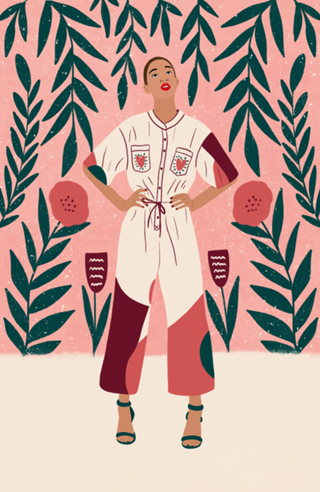 Afro Fashion Portrait