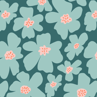Retro - Flor Verde