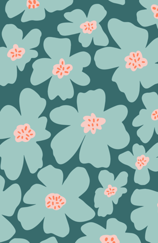Retro - Flor Verde