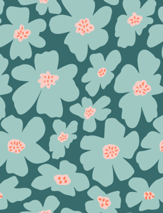 Retro - Flor Verde