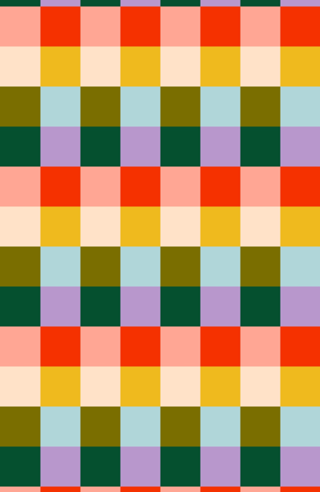 Xadrez Retrô Colorido