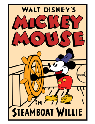 Mickey Mouse In Steamboat Willie