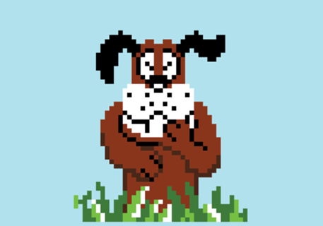 Cachorro do jogo Dunk Hunt