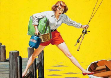 Pin-Up: Pescaria |Arthur Sarnoff