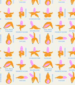 Banan-asanas | Bananas divertidas fazendo Ioga
