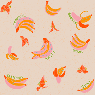 Flor de Bananeira | Pink e Bege
