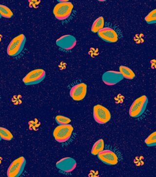 Papaya | Flor de Mamão | Neon