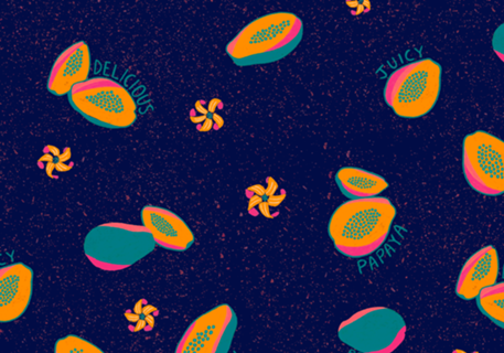 Papaya | Flor de Mamão | Neon