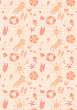 Na praia | Peach Fuzz | Pantone 2024