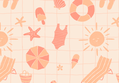 Na praia | Peach Fuzz | Pantone 2024