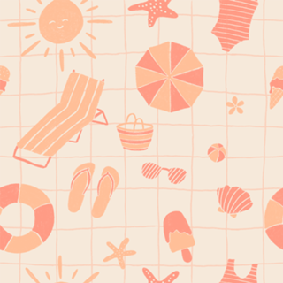 Na praia | Peach Fuzz | Pantone 2024