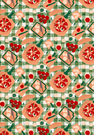 Pizza Party | Verde e Vermelho