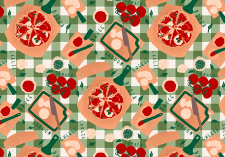 Pizza Party | Verde e Vermelho