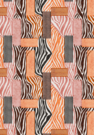 Abstract Zebra | Animal Print Desconstruído