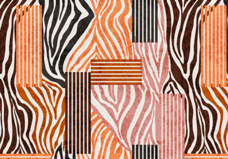 Abstract Zebra | Animal Print Desconstruído