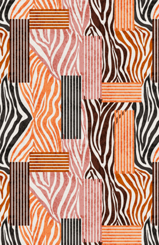 Abstract Zebra | Animal Print Desconstruído