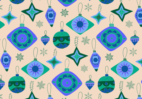 Bolinhas de Natal - Azul