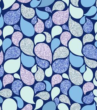 Gotas de glitter