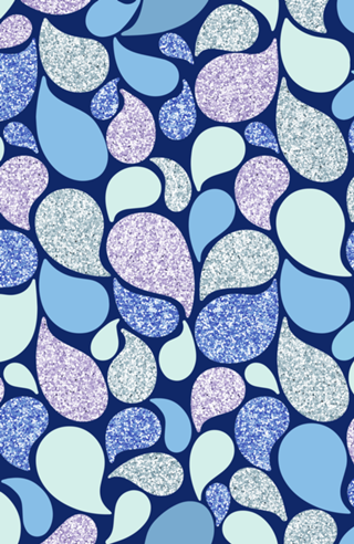 Gotas de glitter